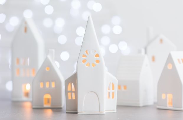 Lichthaeuser in unterschiedlichen Groessen