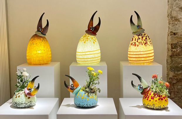 Glasobjekte vom Glasstudio Borowski