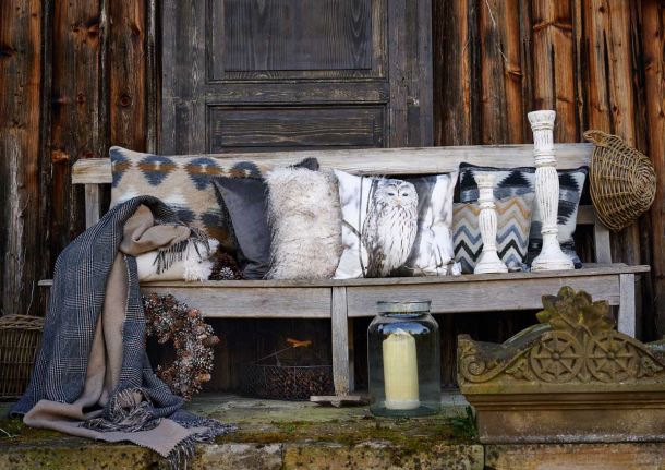 Winterkissen und Plaids mit ohne Motiv 