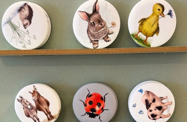 Magnete mit Tiermotiven